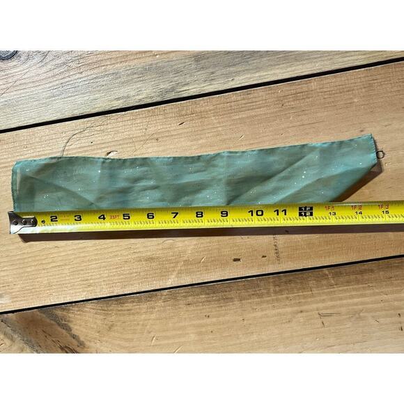 Vintage Barbie Tulle sparkle lined Skirt with matching neck scarf. Tan/Green - Picture 6 of 6